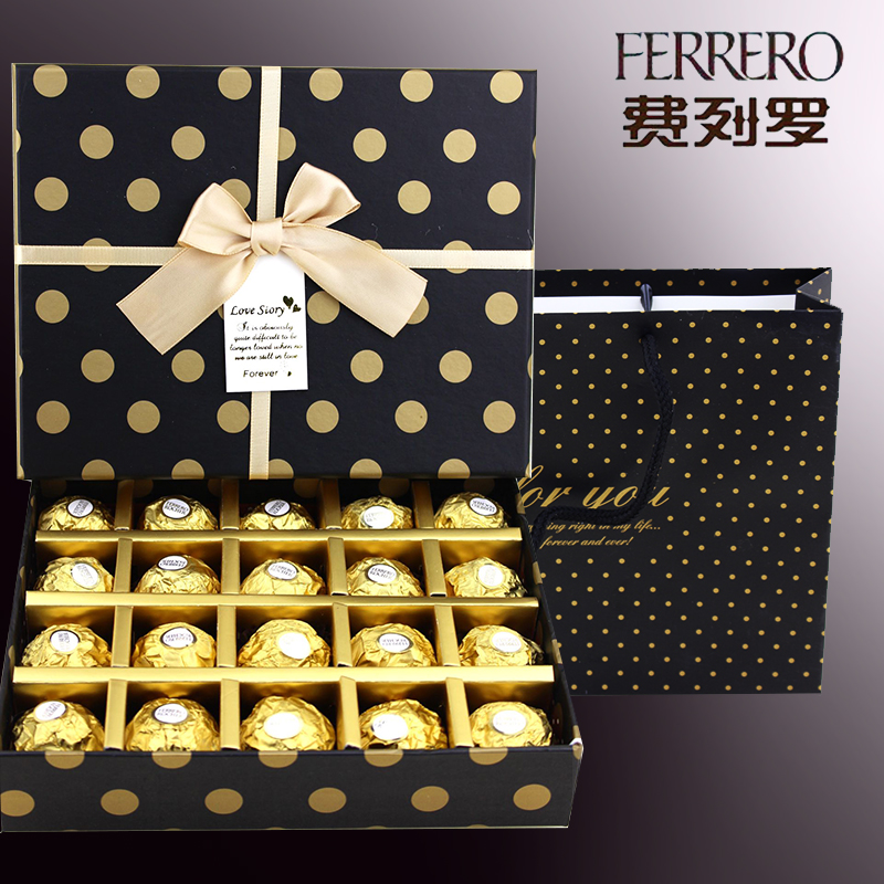 意大利费列罗零食巧克力礼盒装情人节送女友生日礼物