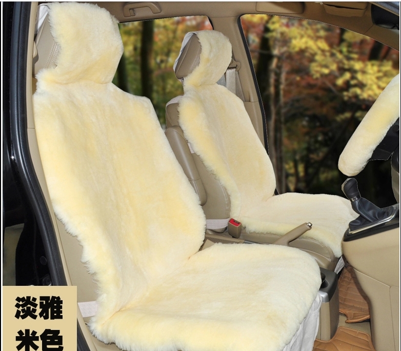 汽车坐垫冬季羊毛坐垫纯羊毛座垫羊剪绒坐垫短毛皮毛一体