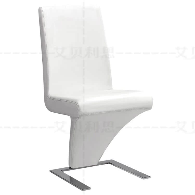 促不锈钢休闲时尚 欧式简约现代餐椅宜家皮艺美人鱼餐椅子特价