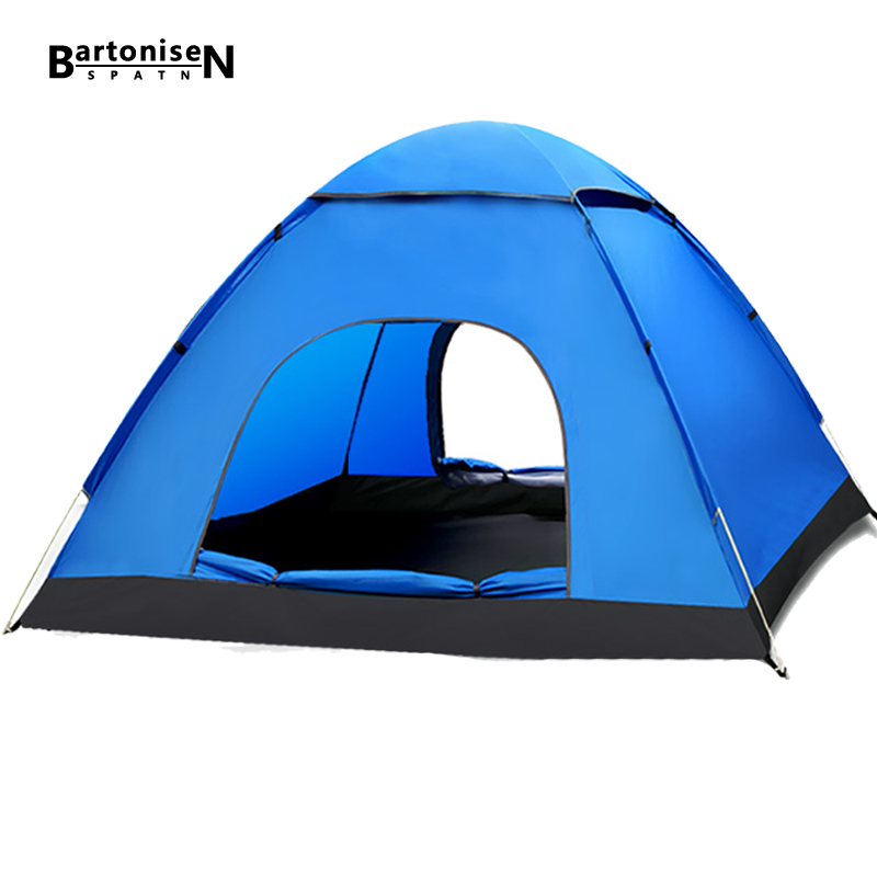 BartoniseN帐篷户外3-4人全自动 露营装备速开帐篷户外套装