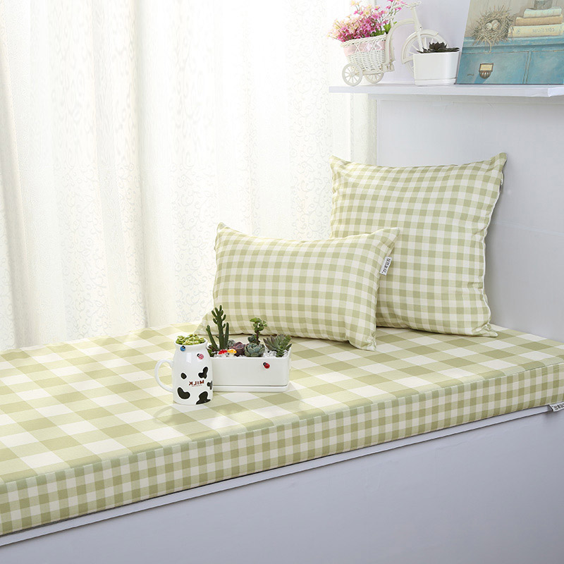 远宜家纺飘窗垫定做订做加厚坐垫高密度海绵窗台垫子实木沙发床垫