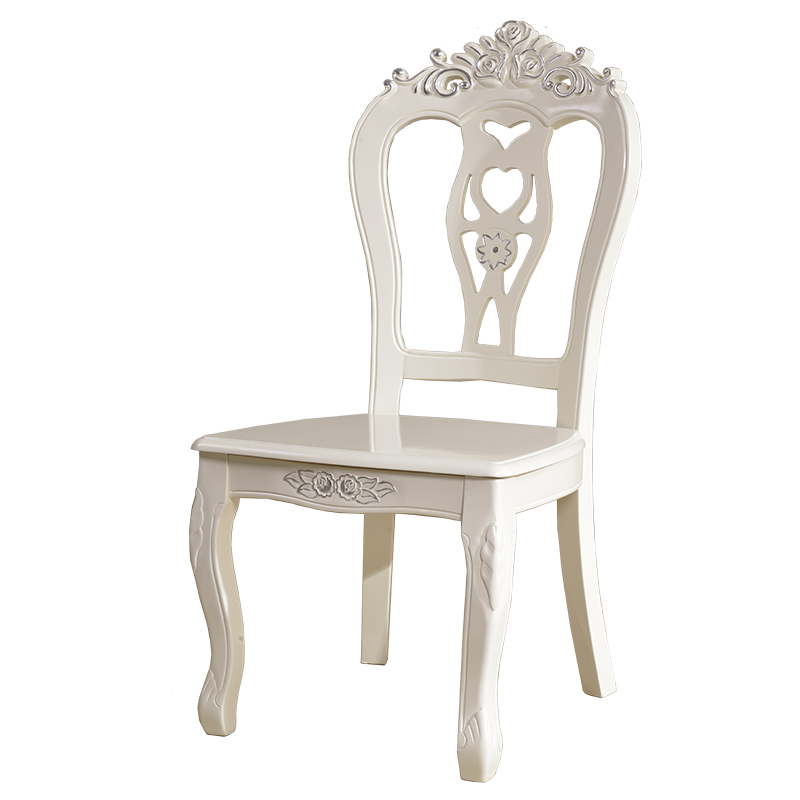 欧式餐椅实木雕花布艺椅子法式奢华皮椅简约现代时尚北欧餐桌凳子