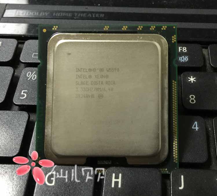 至强Intel Xeon W5590 3.3G/8M 1366针服务器CPU 强W3580 W5580