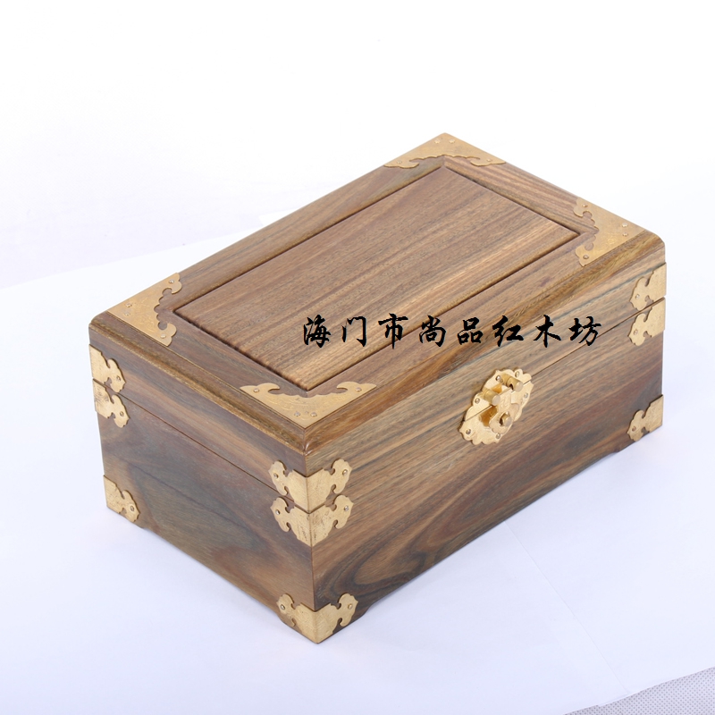 包邮红木首饰盒酸枝木饰品盒木雕盒子实木雕刻收藏盒玉器盒子