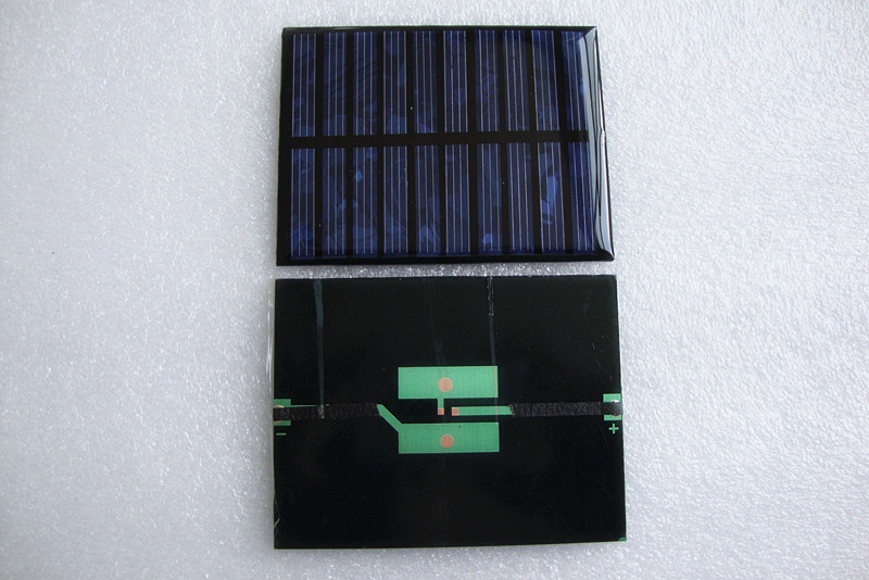 多晶滴胶太阳能板5V120MA太阳能电池板板solar太阳能照明系统