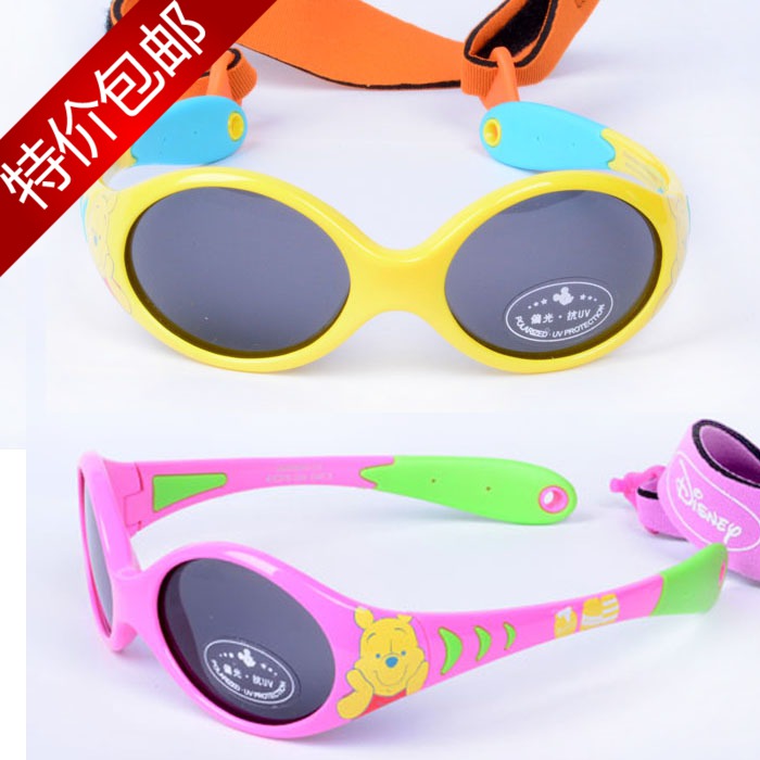 正品迪士尼儿童眼镜 婴幼儿太阳镜墨镜 防紫外线宝宝遮阳偏光眼镜
