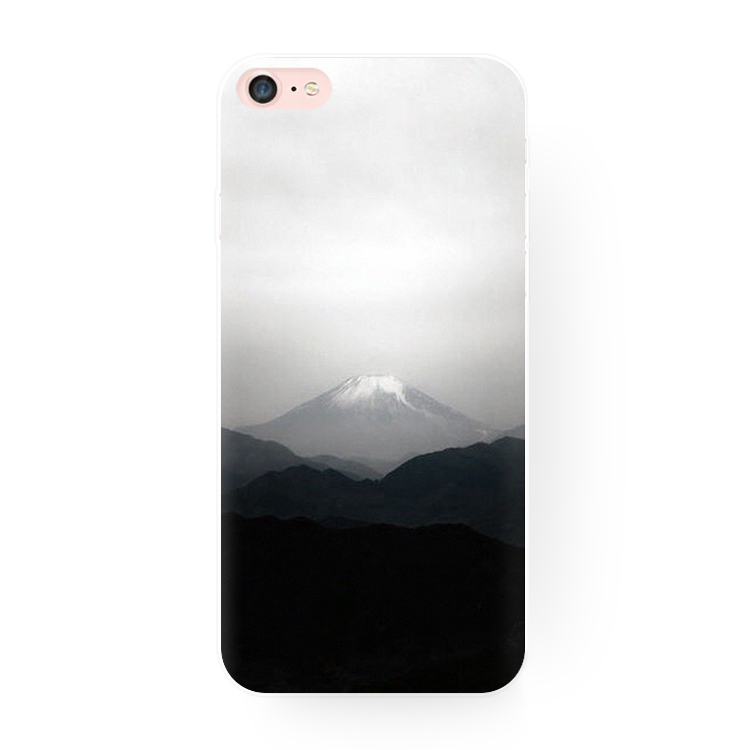 日系原宿风富士山 苹果iphone7 6s plus5se原创手机壳全包tpu软套