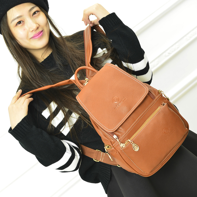 最新学院风范女包 韩版时尚潮流女士双肩包 小巧精致旅行包包袋