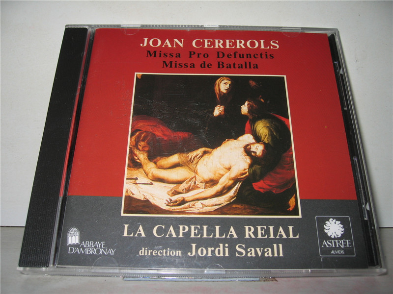 A251 古典Cererols Missa Pro Defunctis 法国版CD88年无IFPI