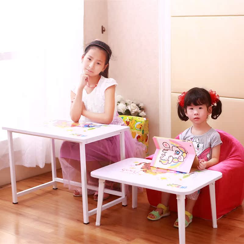 儿童桌椅宝宝学习书桌 可爱卡通桌椅宝宝游戏桌椅幼儿园小班桌椅