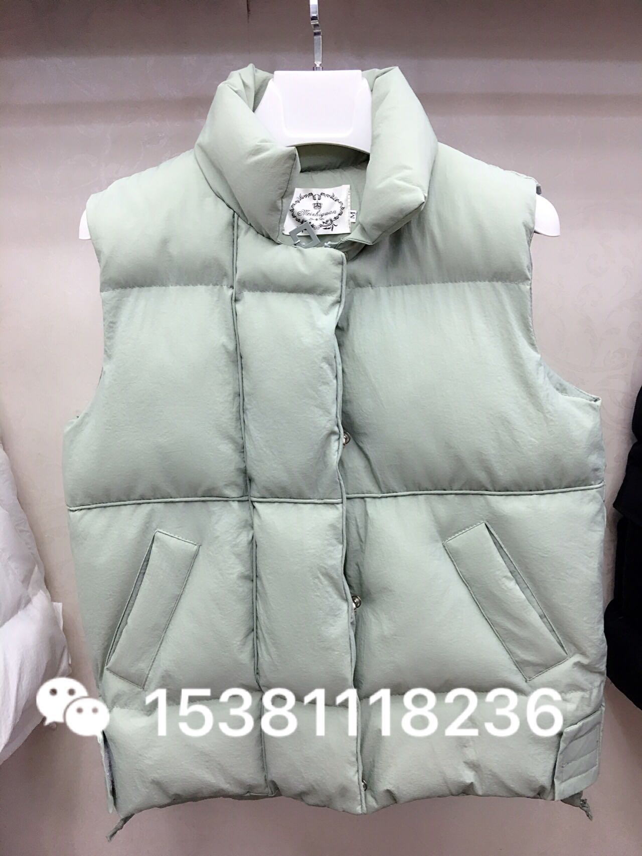 魅之源2016冬季新款韩版时尚修身糖果色羽绒棉外套马甲女168款