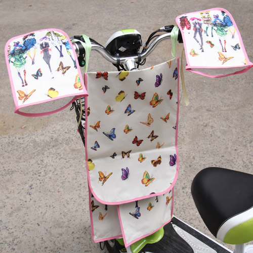 包邮 2015年新款 摩托车电动车防晒挡风手套套装 防紫外线挡风