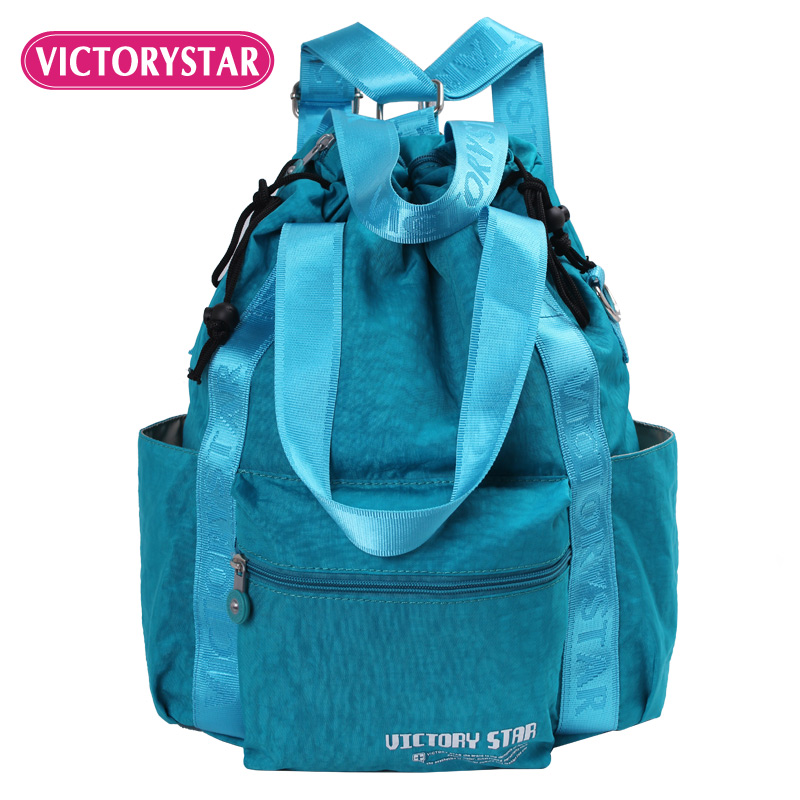 victorystar2015新款双肩背包潮布包男女休闲单肩斜跨包多功能包