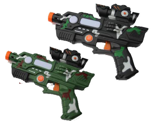 【天天特价】儿童电动玩具城市战警军事投影枪 5首声光12个冲锋枪