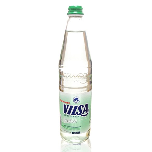 维乐苏VILSA德国原装进口充气天然矿泉水纯净水700ml高端瓶装水