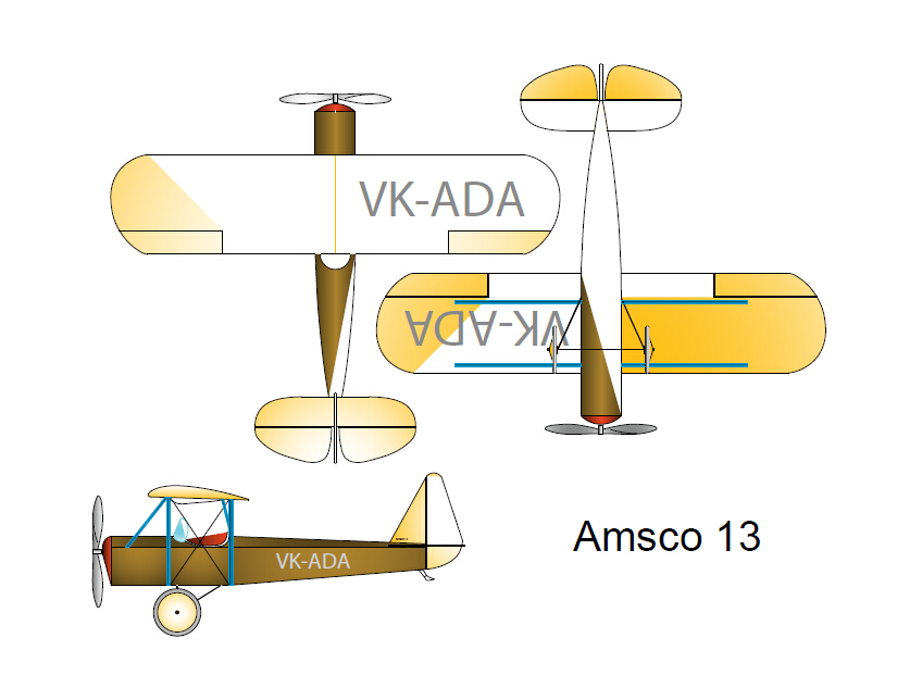 一战Amsco遥控轻木电动固定翼像真飞机CAD激光切割航模制作图纸