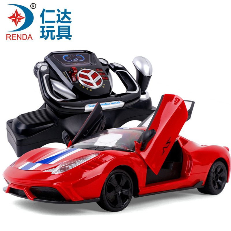 超大兰博基尼方向盘漂移遥控汽车充电动跑车模型男孩儿童玩具赛车