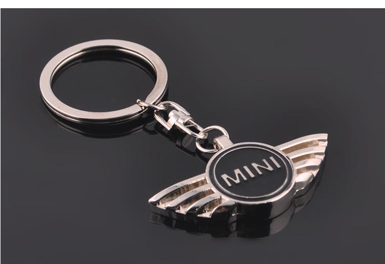 厂家直销MINI汽车个性迷你车标新款上架个礼品金属钥匙扣 包邮