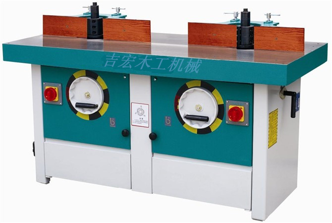 厂家直销 木工机械 镂铣机 铣床 双立铣 立式双轴MX5317 4kw电机