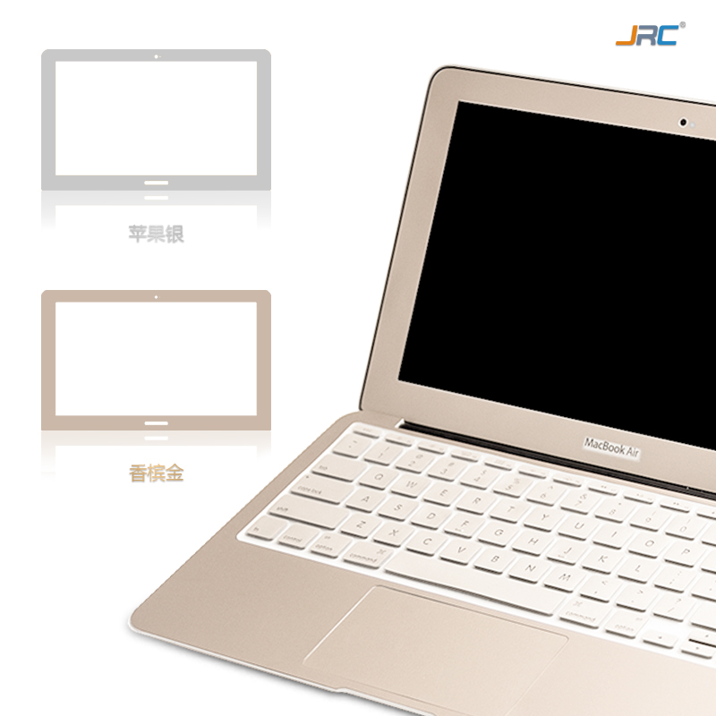 JRC苹果笔记本机身边框贴膜屏幕边框贴纸macbook air 11 13寸