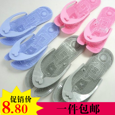 男女士防滑洗澡韩国按摩便捷旅行旅游必备神器用品可折叠飞机拖鞋
