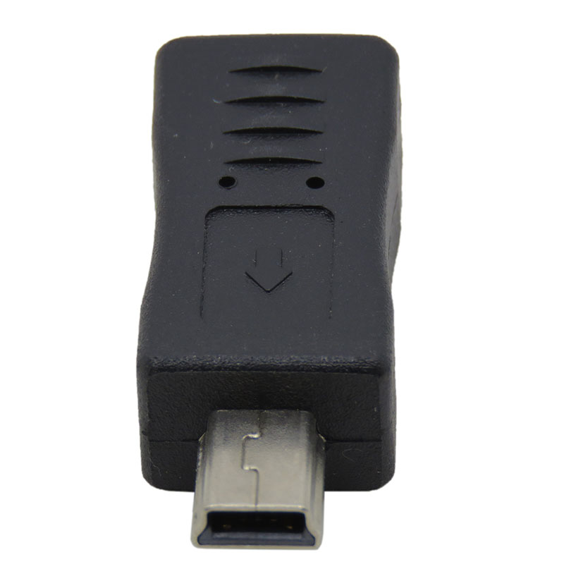 Micro USB 母 转 Mini USB 公 Mini转Micro 转接头 充电数据同步