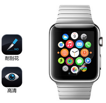 HOOD Apple Watch高清膜苹果手表保护膜iwatch贴膜防蓝光护眼膜