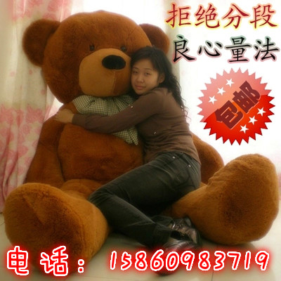 正版泰迪熊熊毛绒玩具熊布偶娃娃大熊抱熊1.8米1.2米1.6米2米包邮