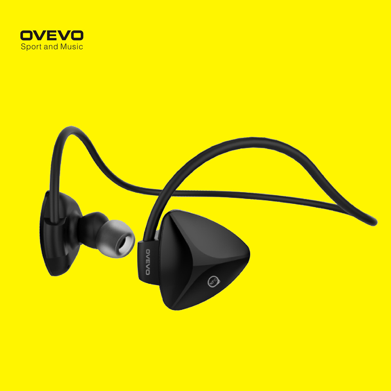 OVEVO欧雷特运动跑步无线蓝牙耳机4.0立体声头戴迷你双入耳后挂式
