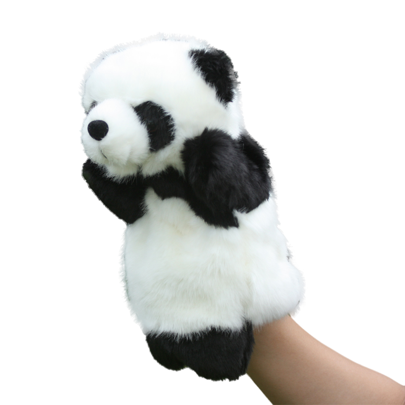 大熊猫手偶儿童玩具宝宝安抚玩偶毛绒手套玩偶讲故事动物道具早教
