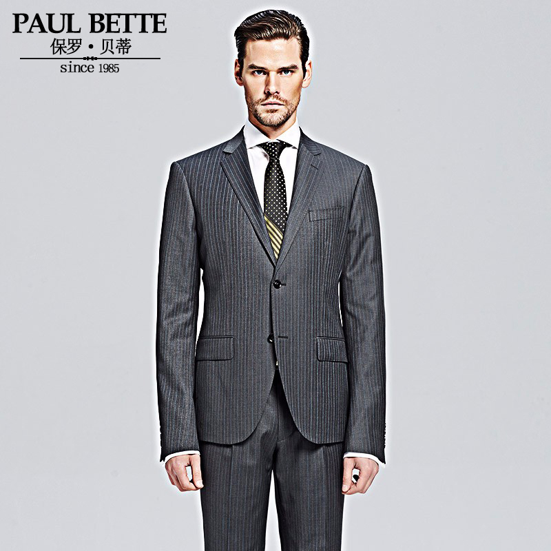 【8天预售】PAUL BETTE（保罗贝蒂）羊毛男士西服套装