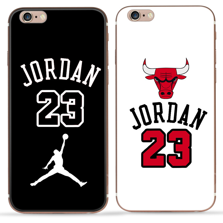 NBA球星公牛乔丹创意 苹果5se手机壳iphone6s/6splus硅胶原创磨砂