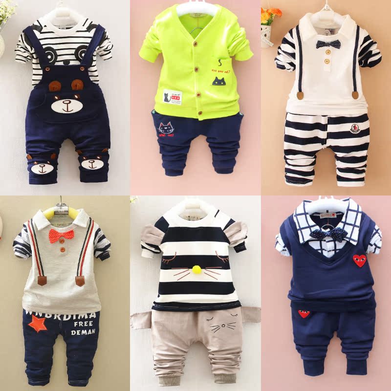 童装男女童套装婴儿衣服春秋季宝宝外套1-2-3-4岁运动两件套
