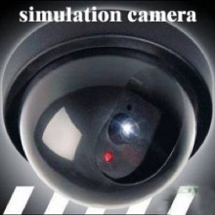 CCTV半球仿真监视器 正品精装仿摄像头监控器新款带灯广角假警眼