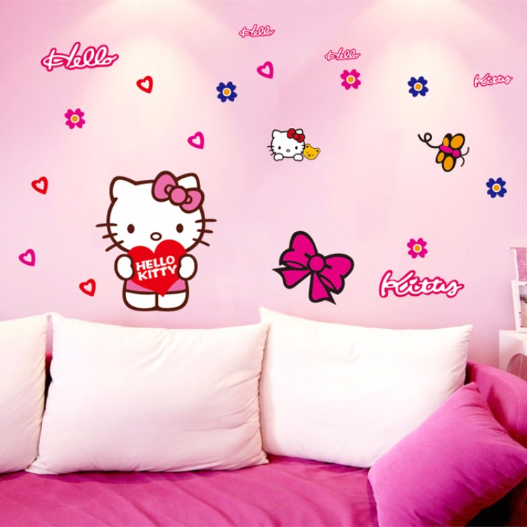 儿童房粉色墙纸自粘女生卧室温馨浪漫公主粉防水防潮PVC韩式壁纸