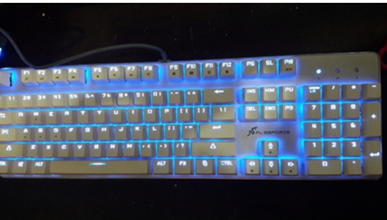 腹灵GT104金属壳青轴104键包主控包灯光功能好送轴体二手机械键盘
