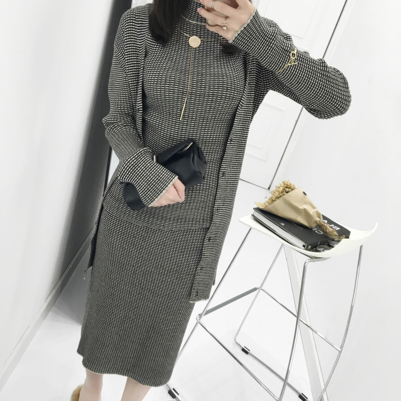 【MUKOK】时尚套装女2016秋季新款小香风名媛休闲气质显瘦三件套
