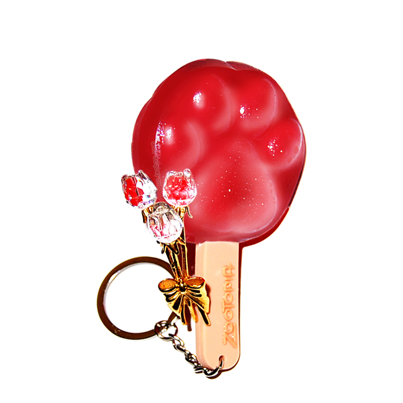 疯狂动物城冰棒挂件超萌爪子钥匙环 可爱雪糕钥匙扣挂饰创意礼品