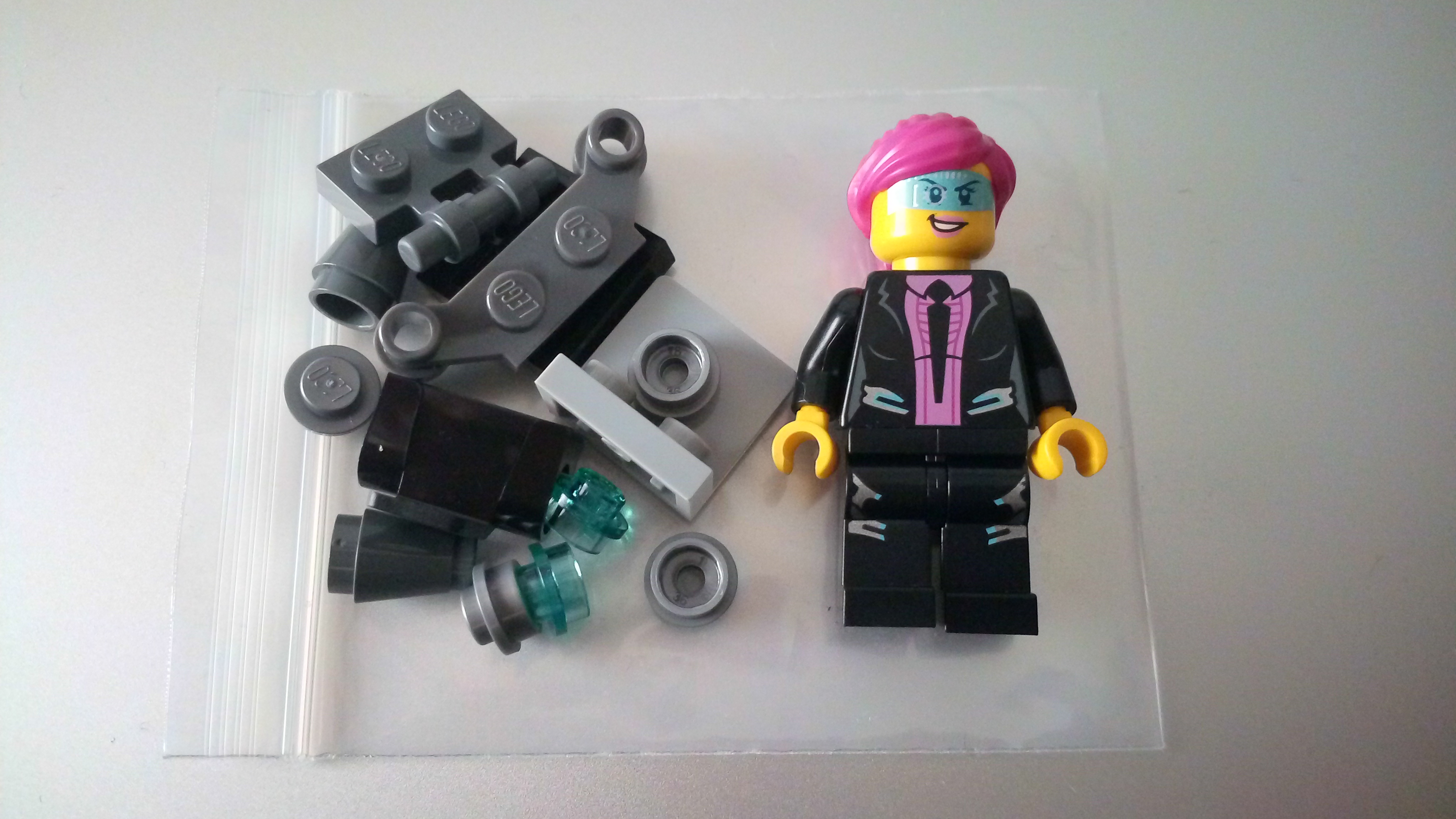 LEGO 乐高 uagt018 超级特工人仔 凯拉菲尼克斯 配飞行包 双表情