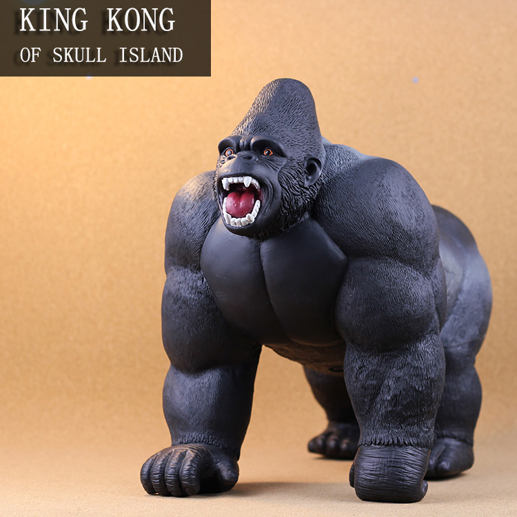 金刚骷髅岛KINGKONG超大仿真动物黑猩猩玩具模型手办周边