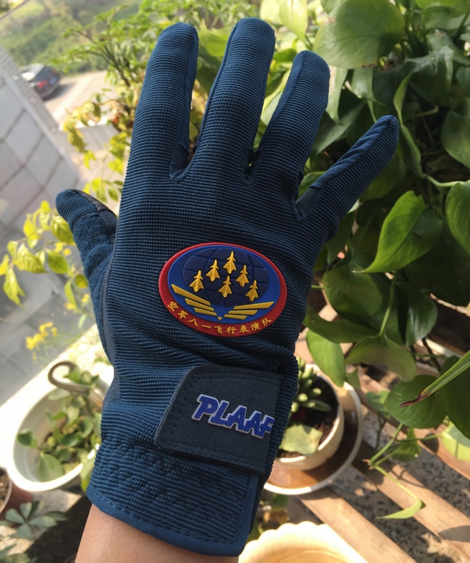 空军飞行员手套 八一飞行表演队专用 户外驾驶员男女通用冬季手套