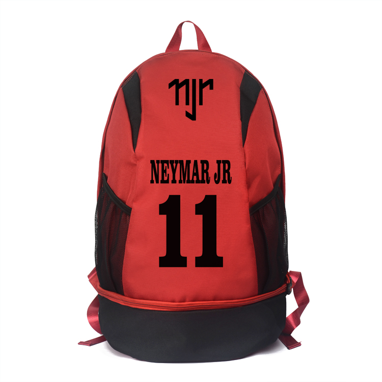 梅西内马尔足球运动双肩背包男女中学生书包休闲背包训练包装备包
