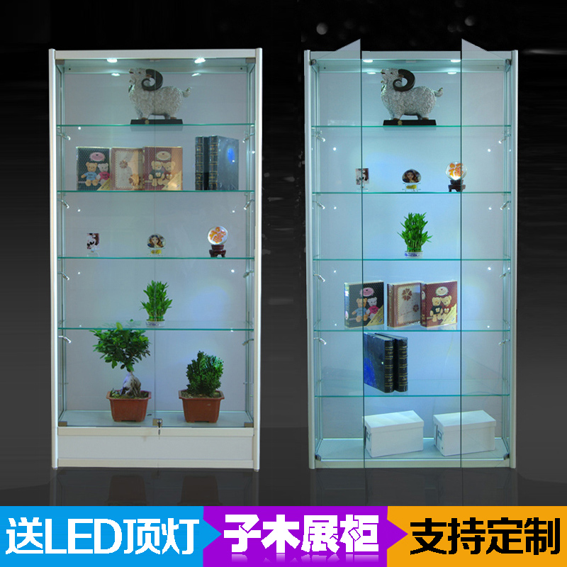 奖杯玩具手办商品货柜子透明玻璃模型展柜定制橱窗产品展示柜订做