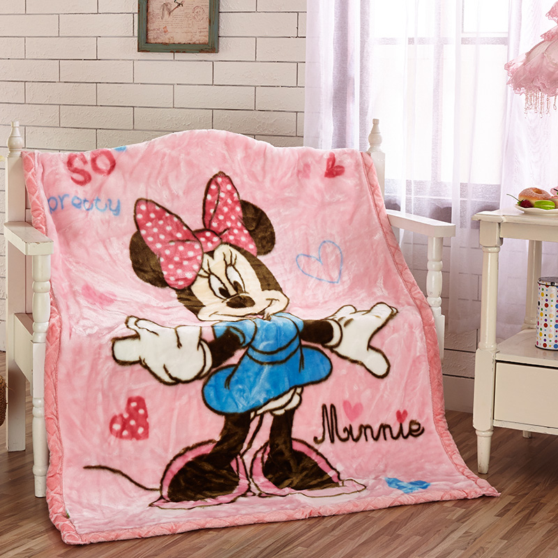 Disney/迪士尼儿童毛毯 双层加厚 云毯 宝宝毯子 婴儿毛毯礼盒