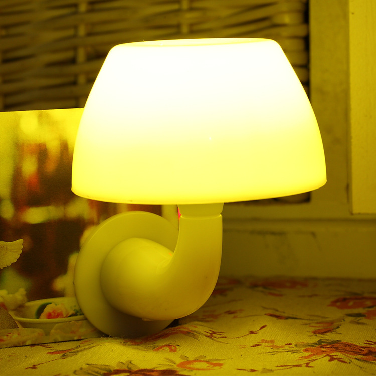智能创意家居声控 LED节能插电小夜灯 床头感应灯卧室 宝宝灯包邮