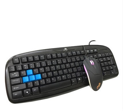 黑貂6618 超值版 极速光电套装 网吧键鼠套件 键盘鼠标