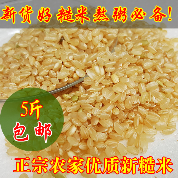 优质农家山区新糙米玄米500g大米糙米胚芽营养大米五谷杂粮粥必选