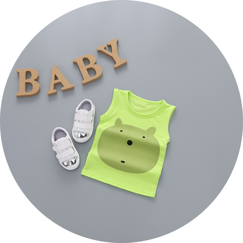 婴儿衣服夏季薄款背心男女0-1-2-3岁宝宝夏装宽松无袖背心