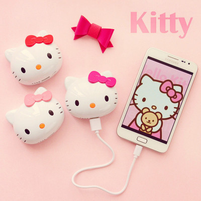 迷你卡通hello kitty充电宝可爱苹果5s/6s手机通用移动电源萌女