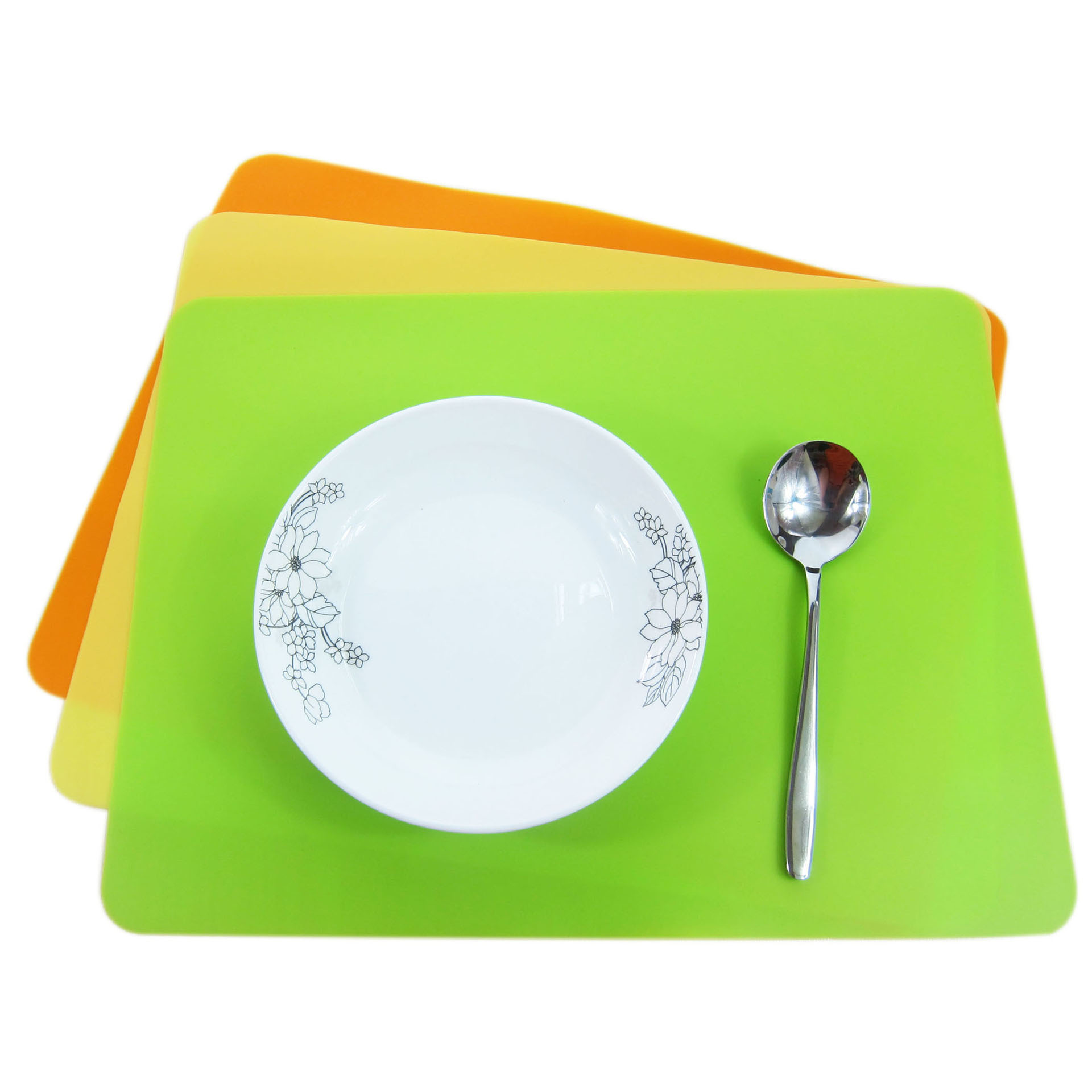 加厚防水硅胶餐垫学生儿童防滑垫易清洗家用书桌垫隔热垫西餐垫